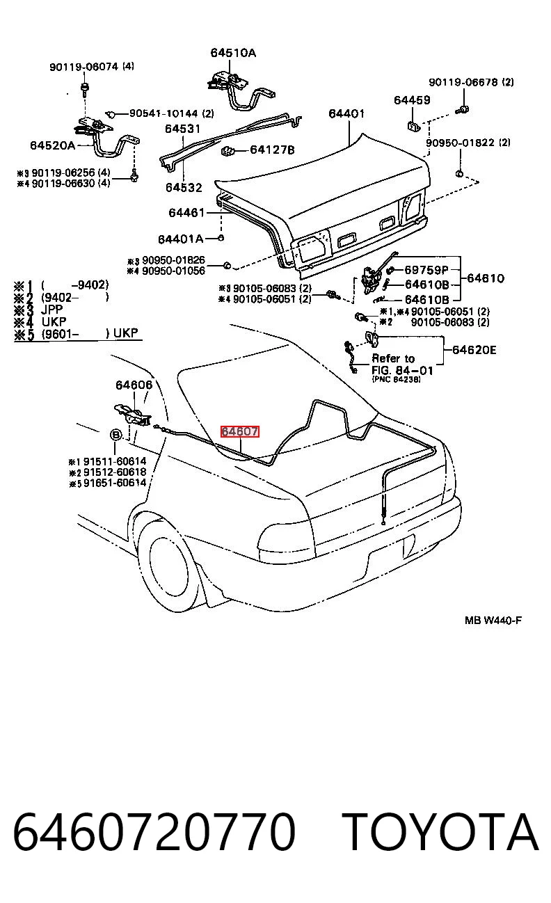 6460720770 Toyota