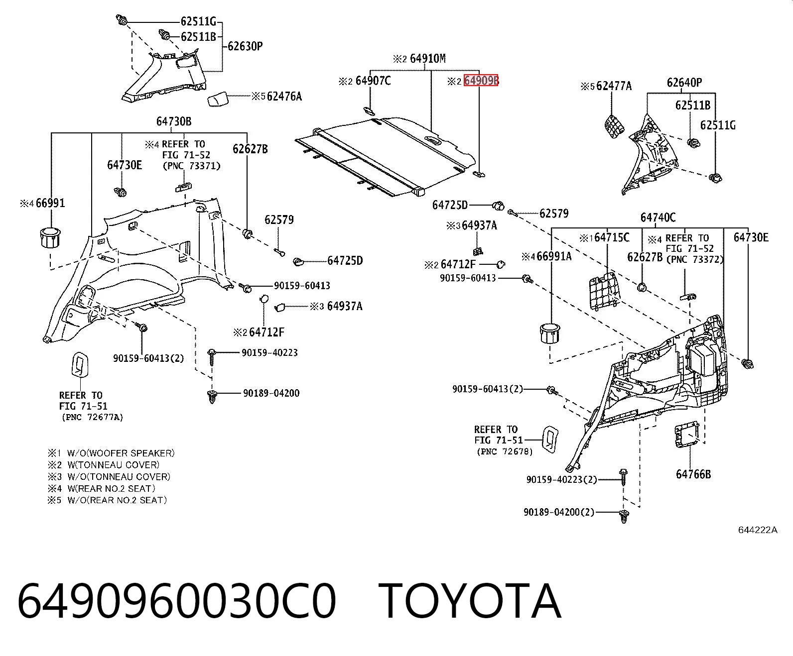 6490960030C0 Toyota