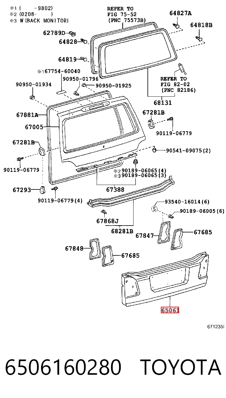 6506160280 Toyota