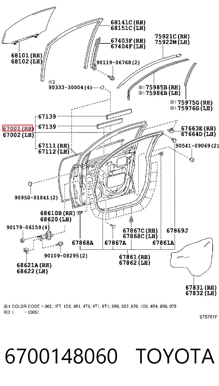 6700148060 Toyota
