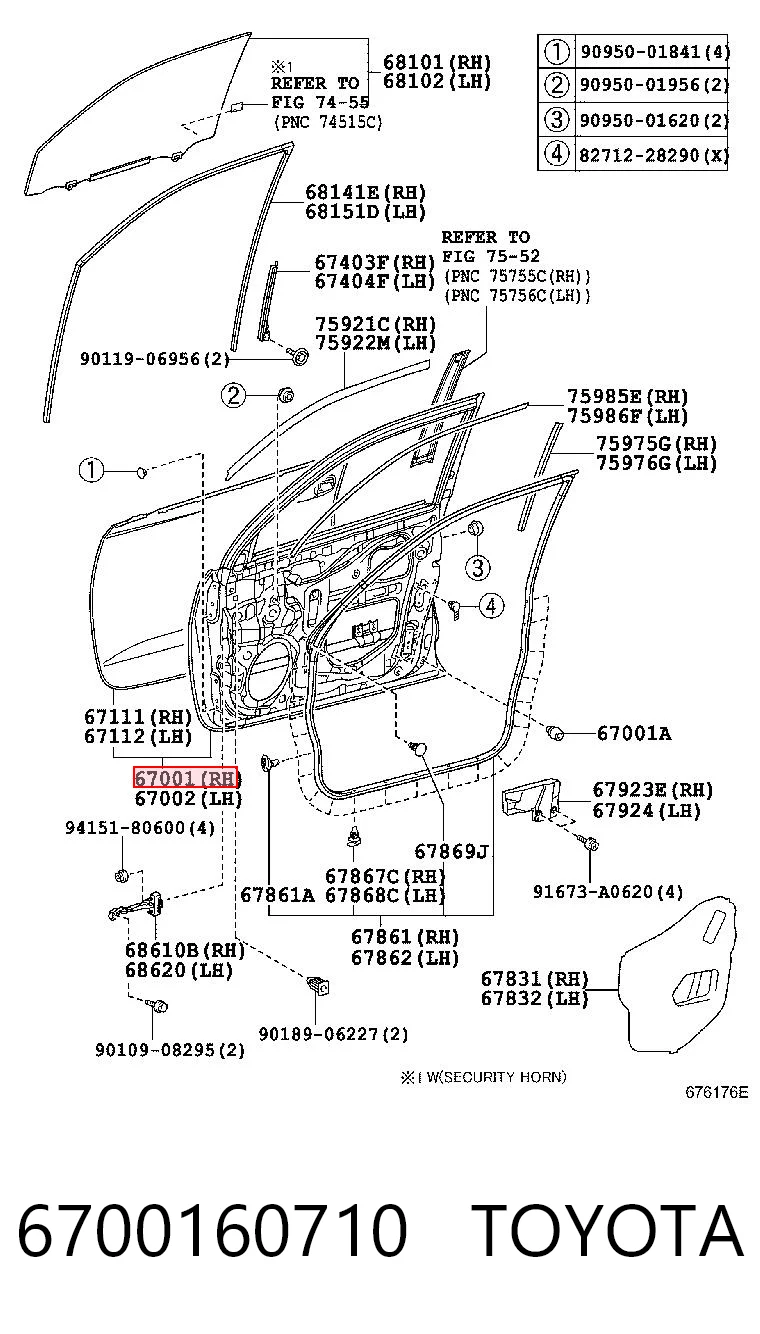 6700160710 Toyota