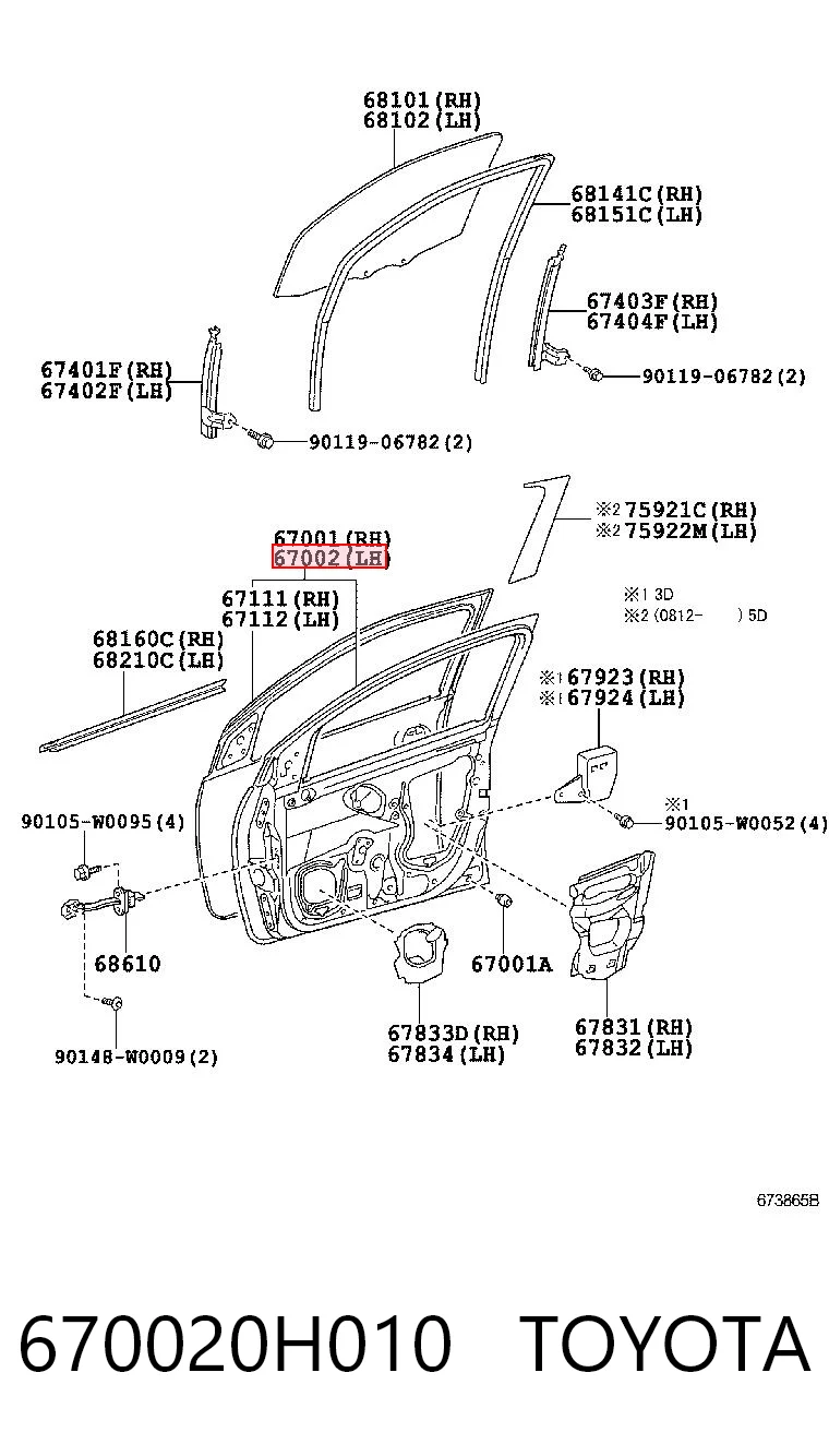 670020H010 Toyota