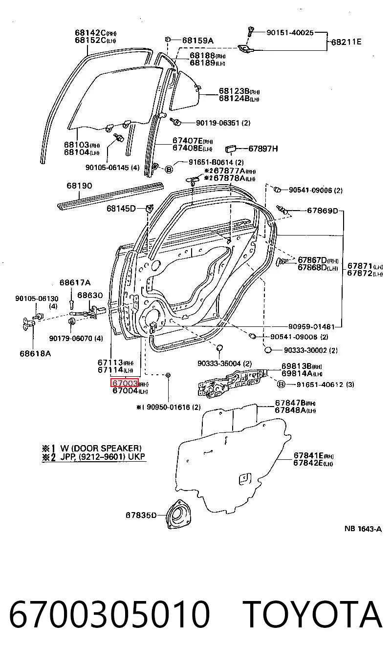 6700305010 Toyota