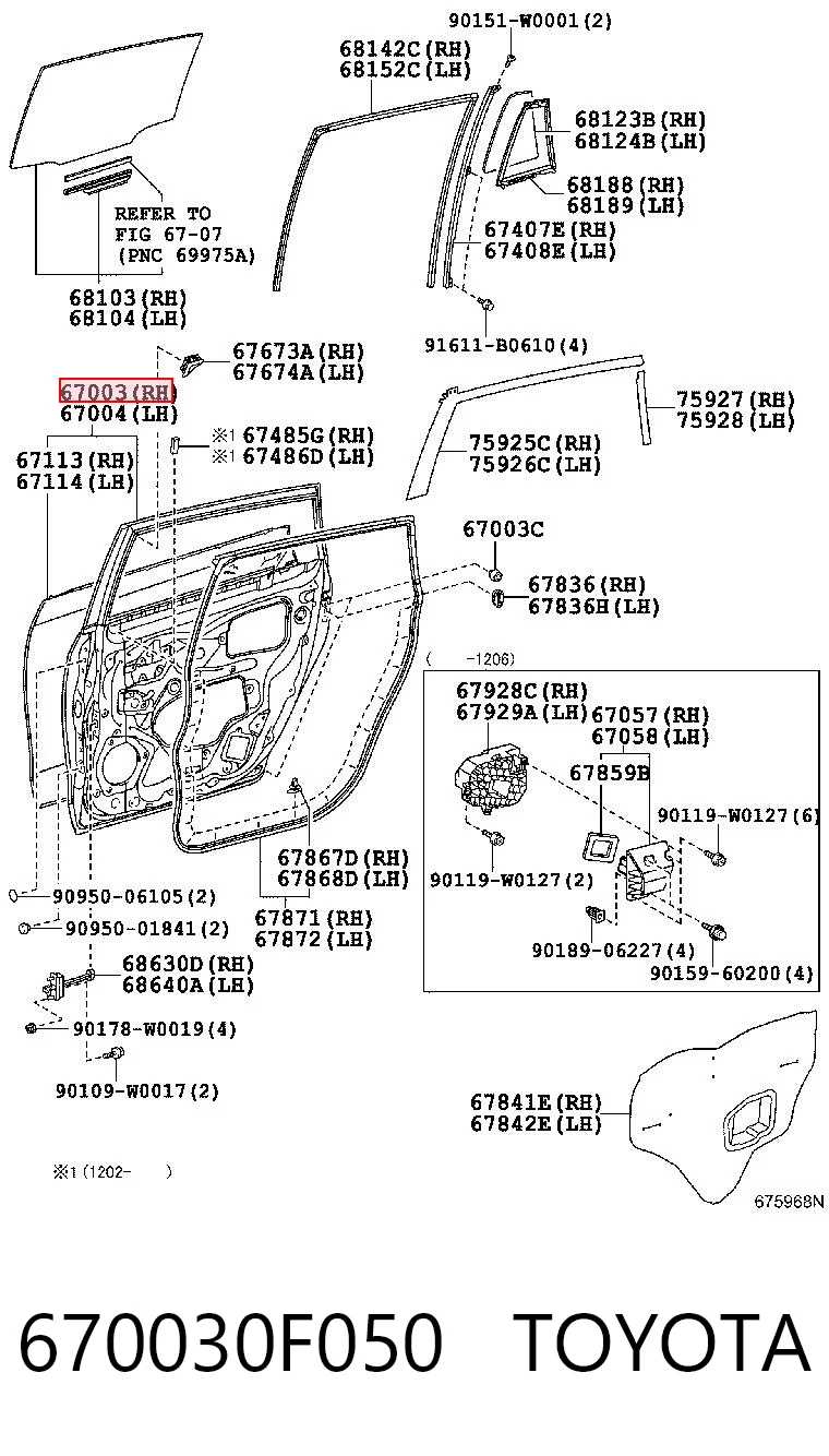 670030F050 Toyota