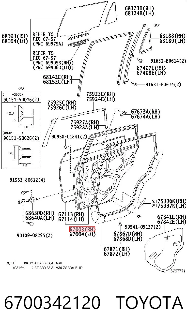 6700342120 Toyota
