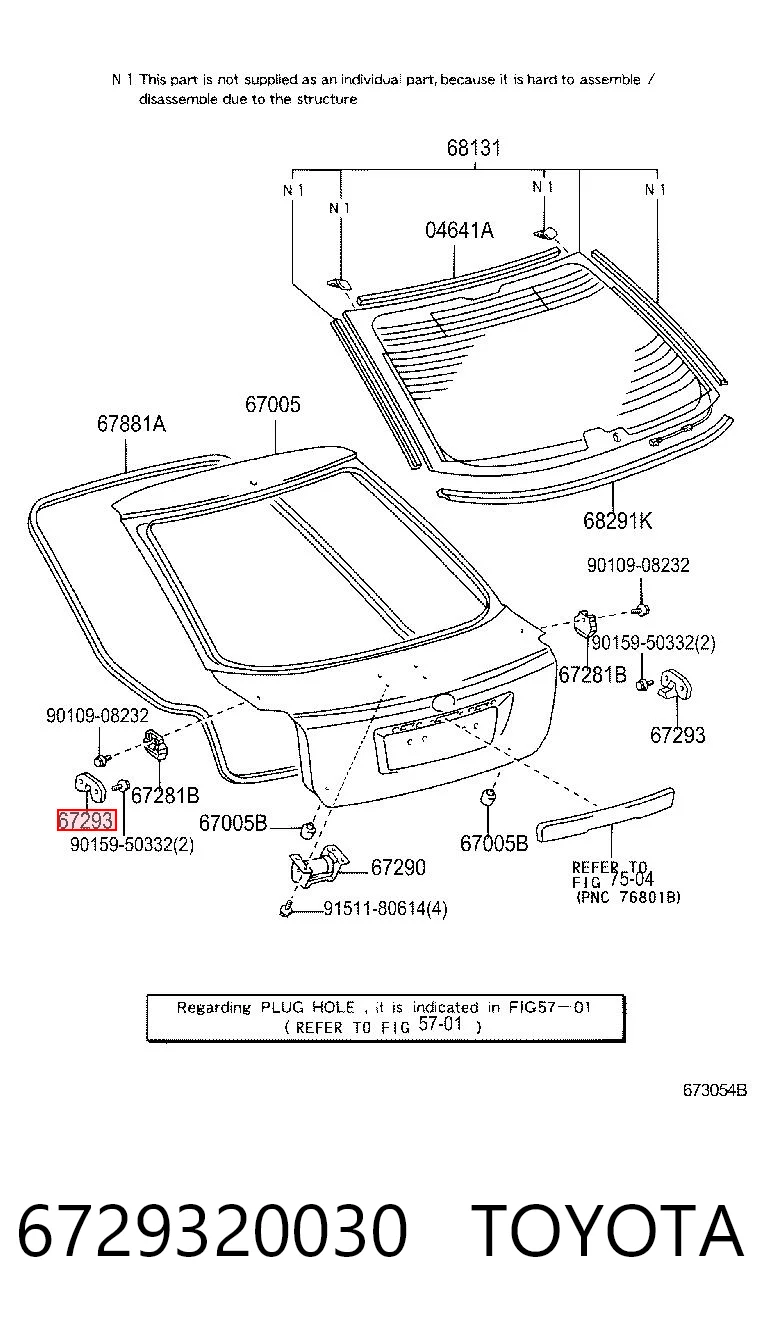 6729320030 Toyota