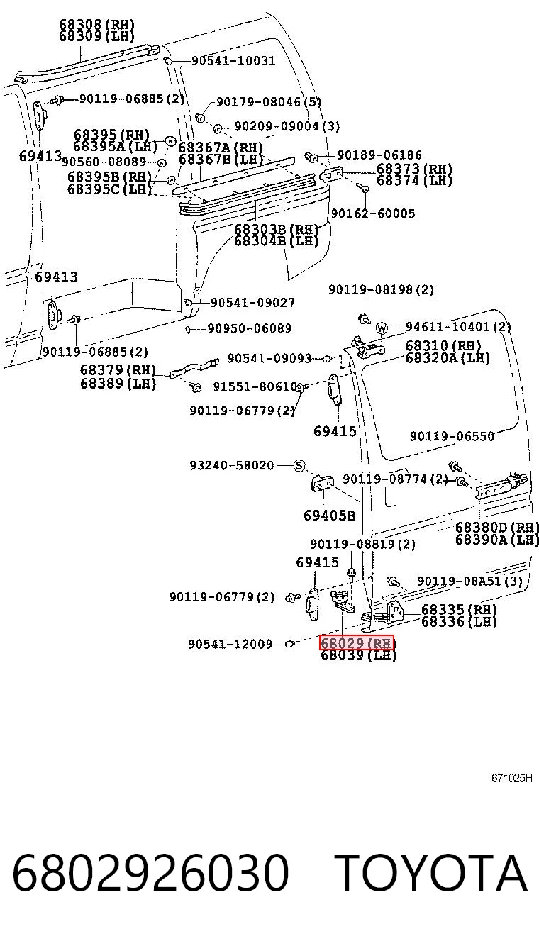 6802926030 Toyota