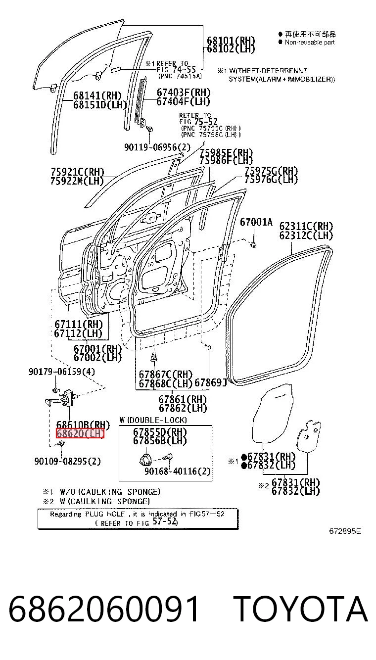 6862060091 Toyota