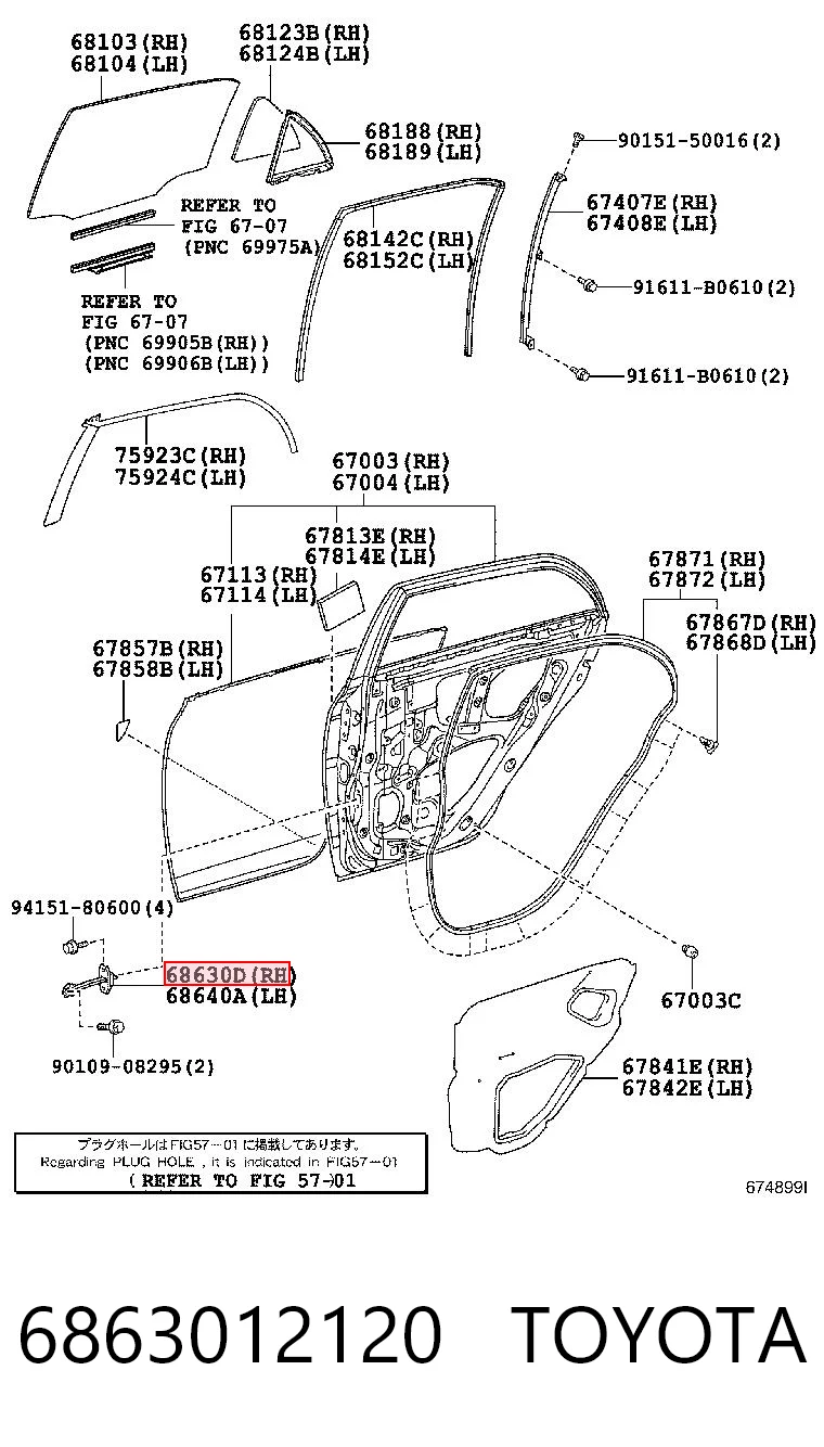 6863012120 Toyota