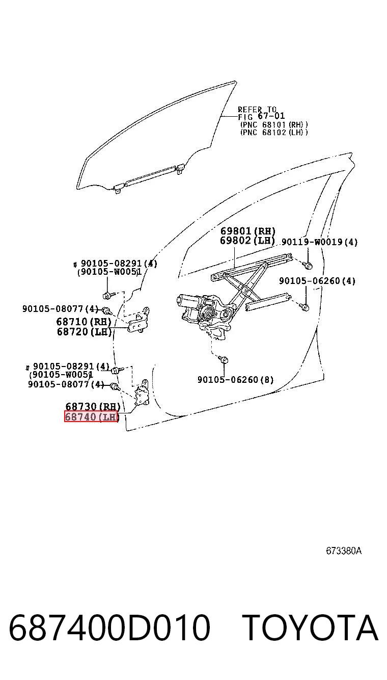 687400D010 Toyota
