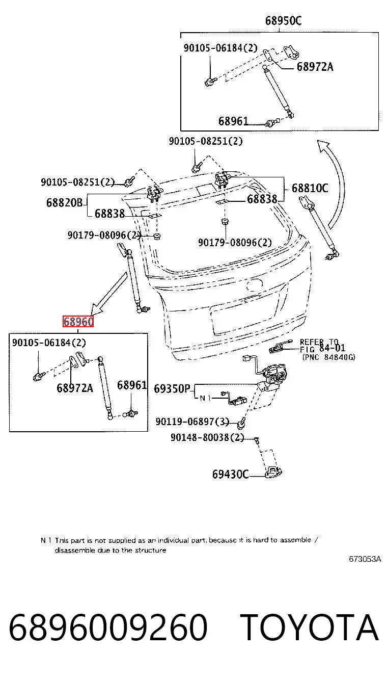 6896009260 Toyota