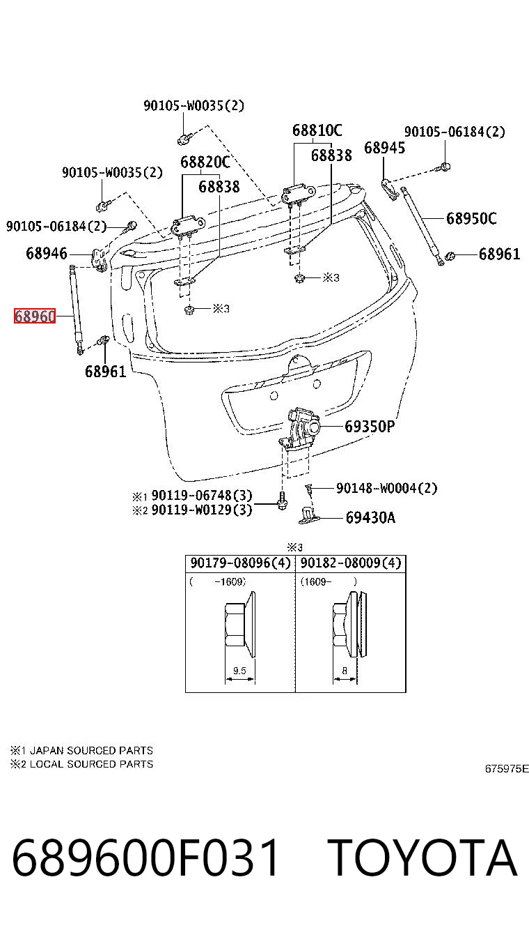 689600F031 Toyota