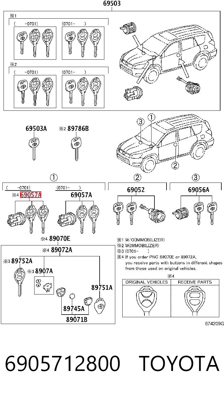 Kupić Wkładka stacyjki zapłonowej Toyota Land Cruiser  J150 w dobrej cenie