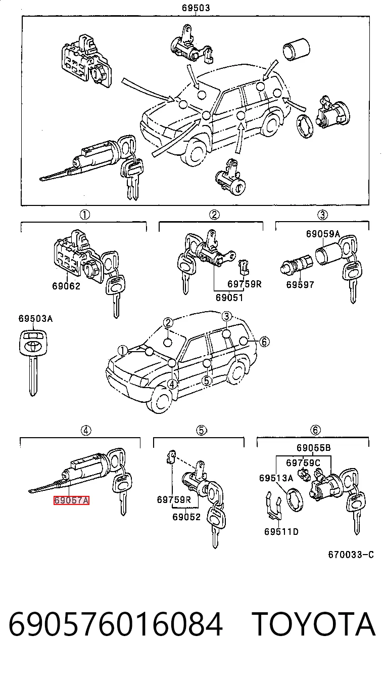 Kupić Stacyjka zapłonowa Toyota Land Cruiser  J9 w dobrej cenie