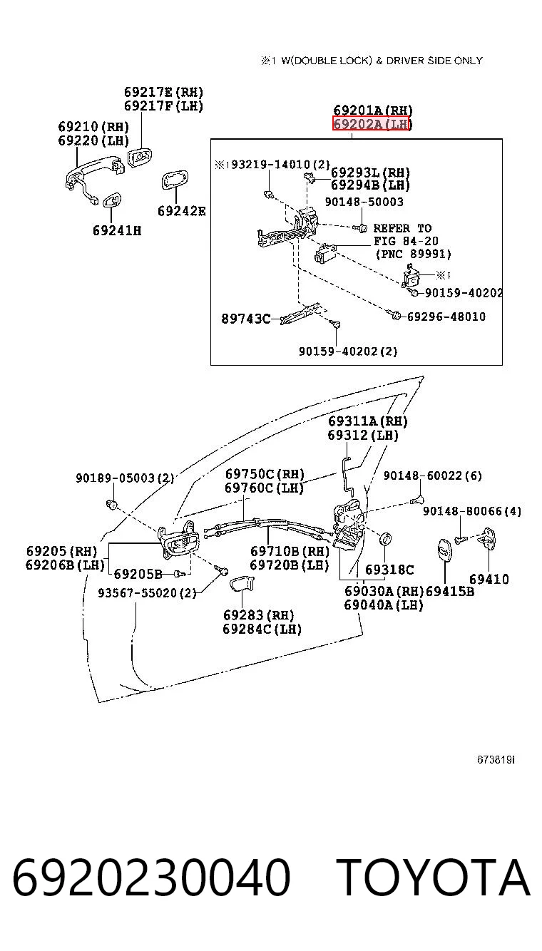 6920230040 Toyota