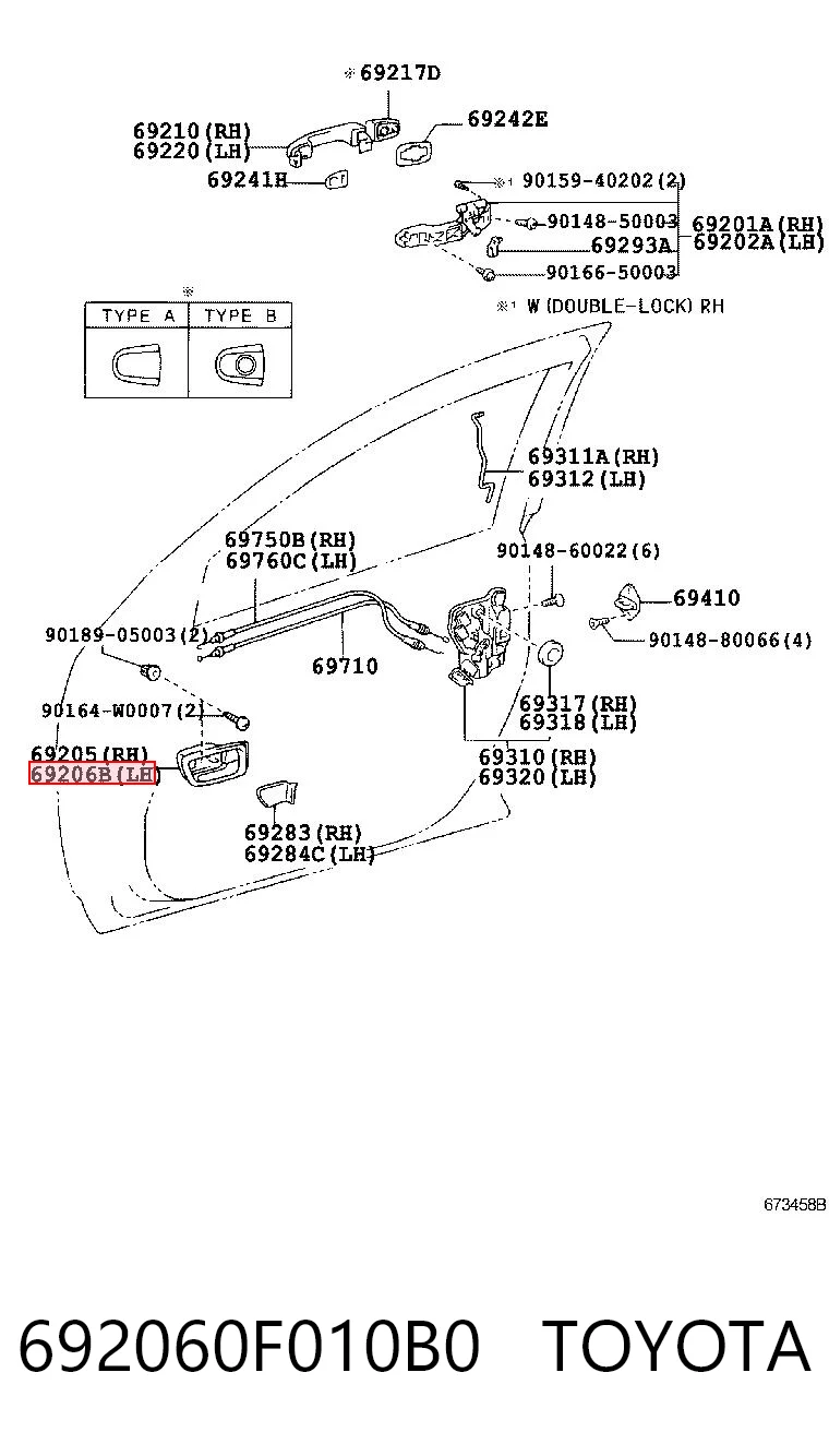 692060F010B0 Toyota