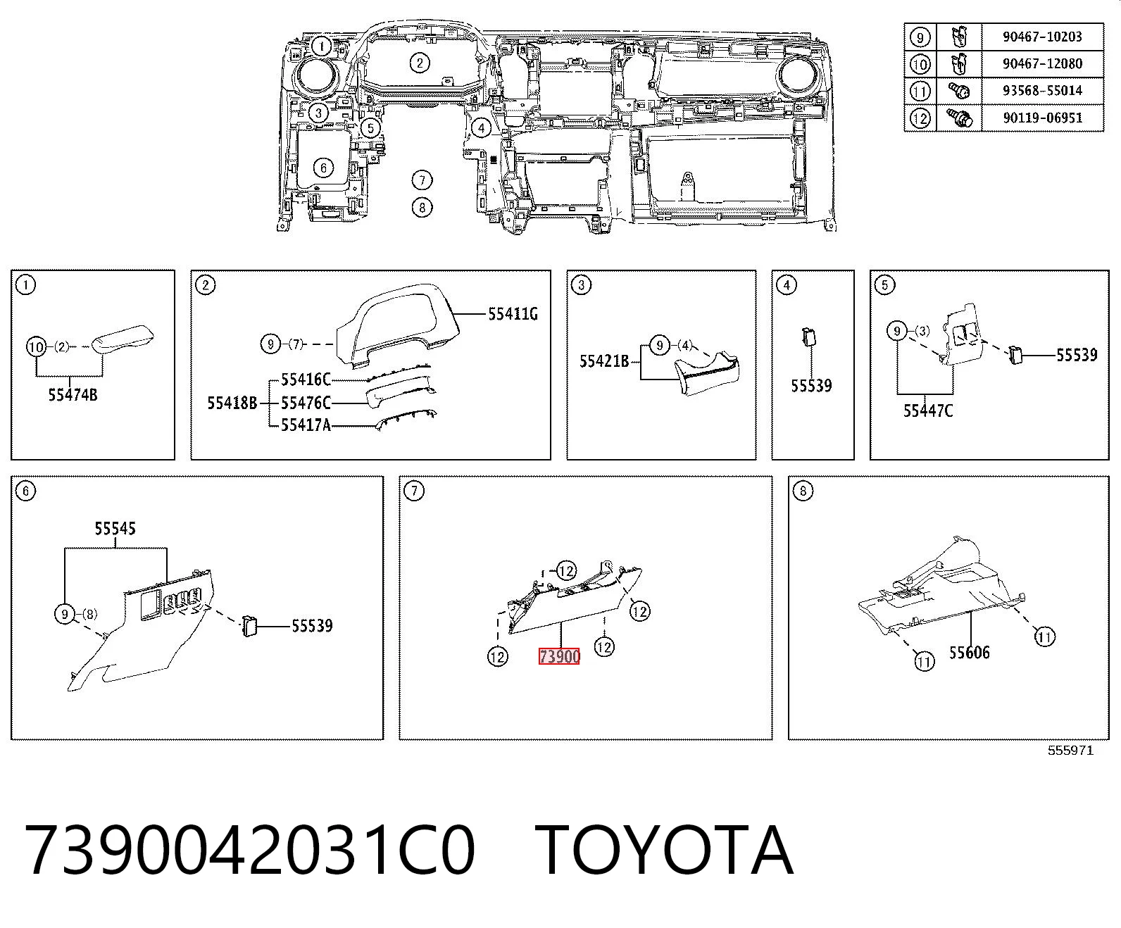 7390042031C0 Toyota