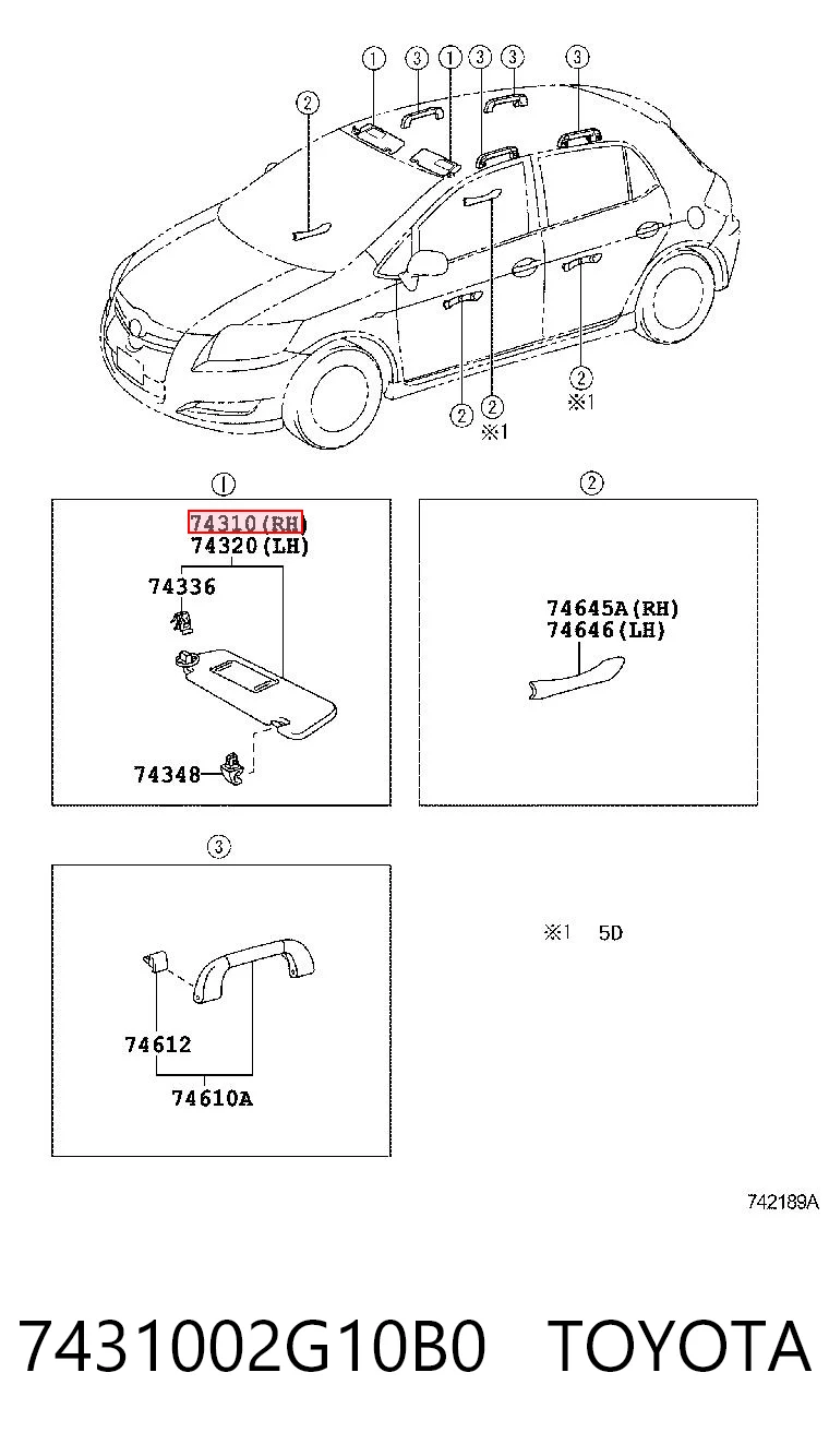 7431002G10B0 Toyota