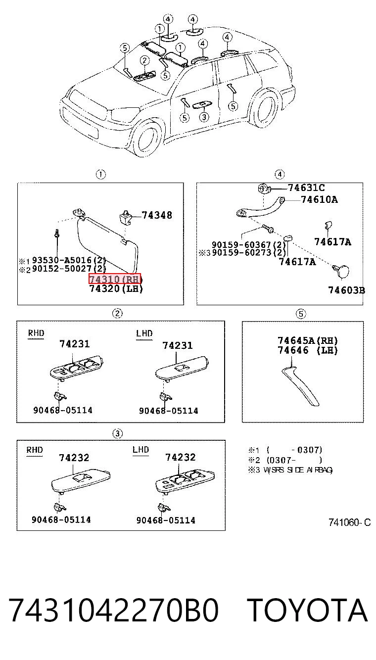 7431042270B0 Toyota