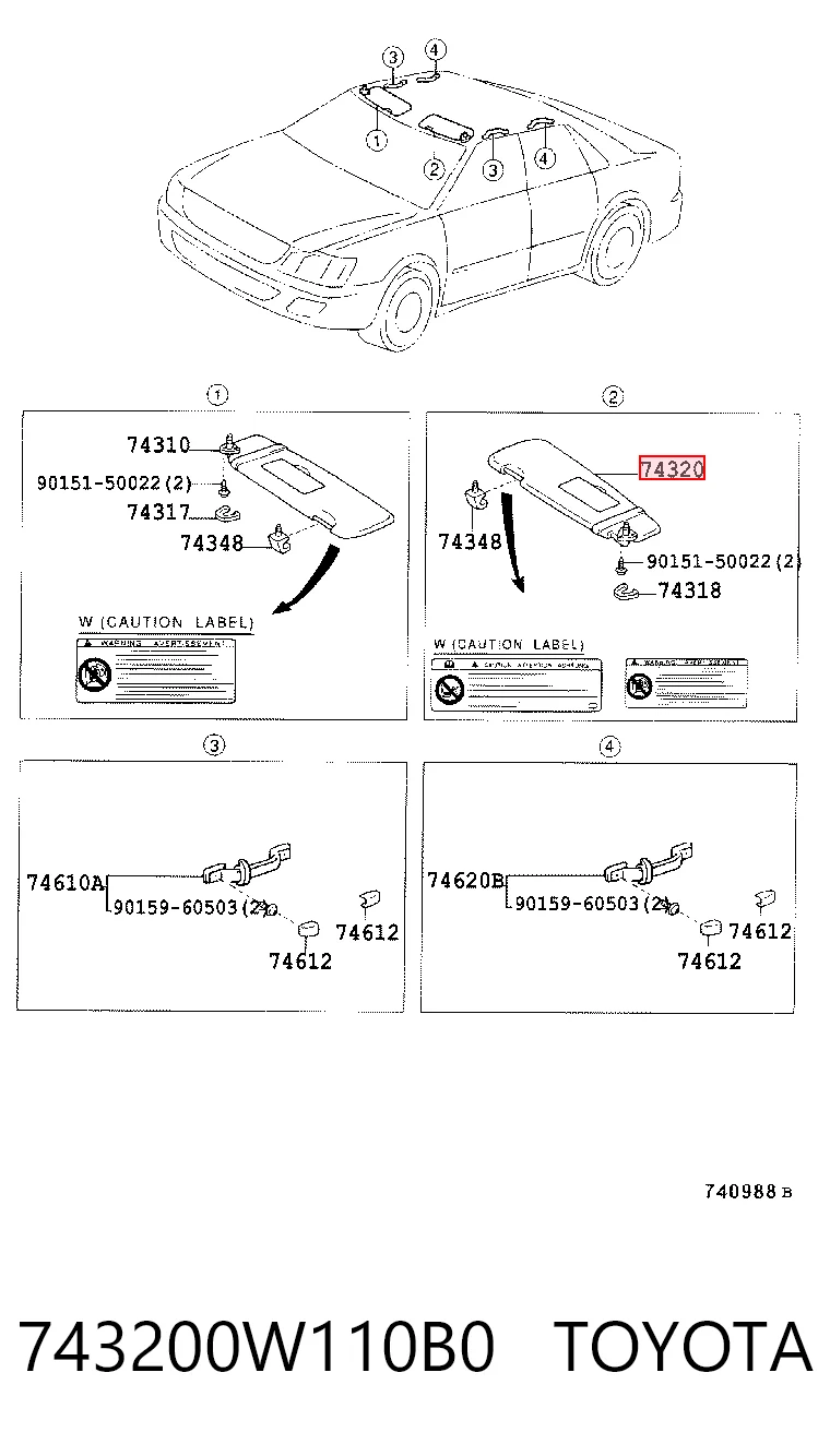 Kupić Osłona przeciwsłoneczna Toyota Camry  V30 w dobrej cenie