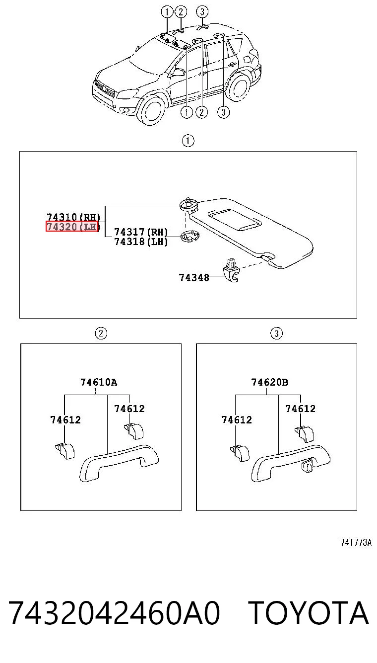 7432042460A0 Toyota