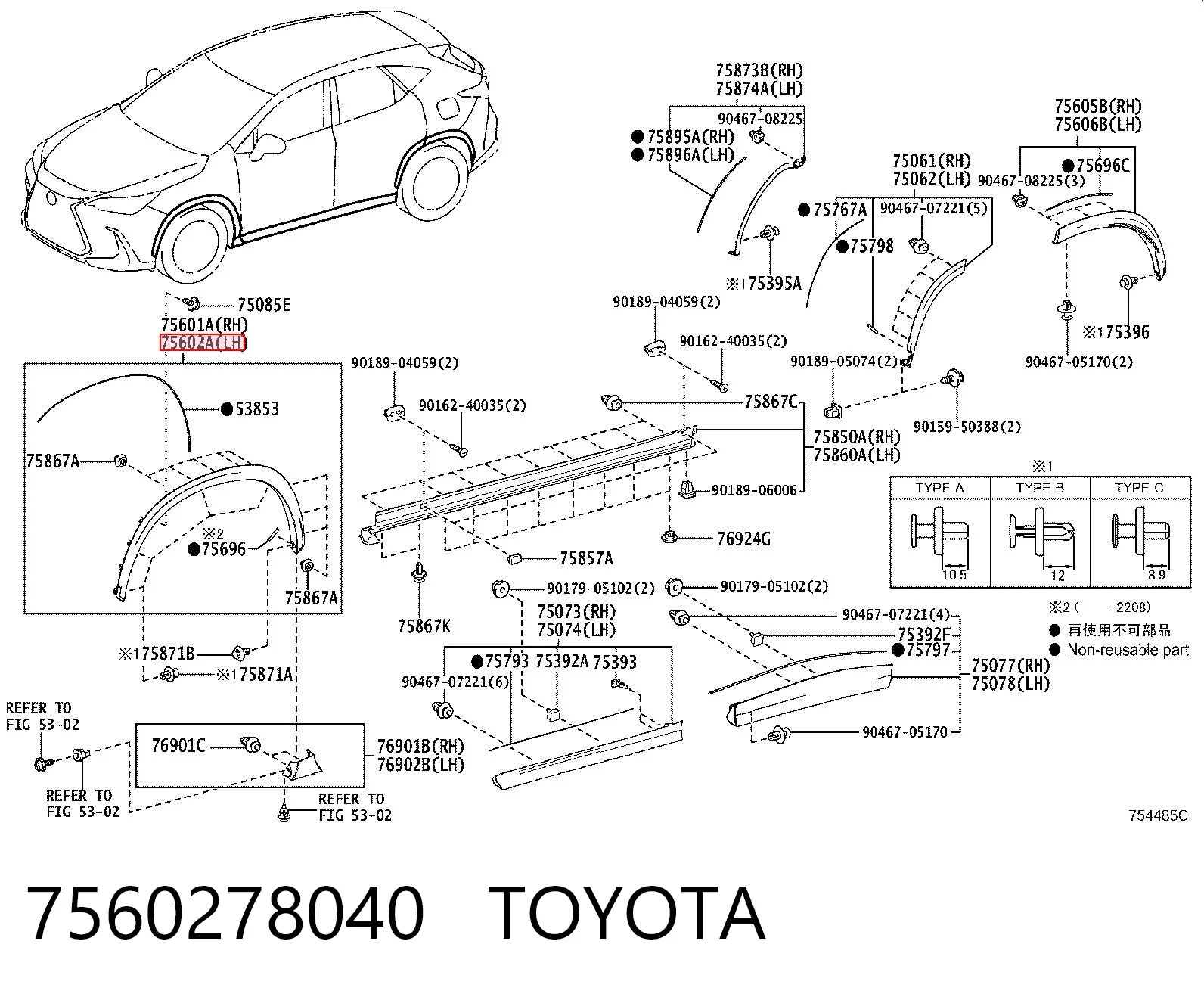 7560278040 Toyota