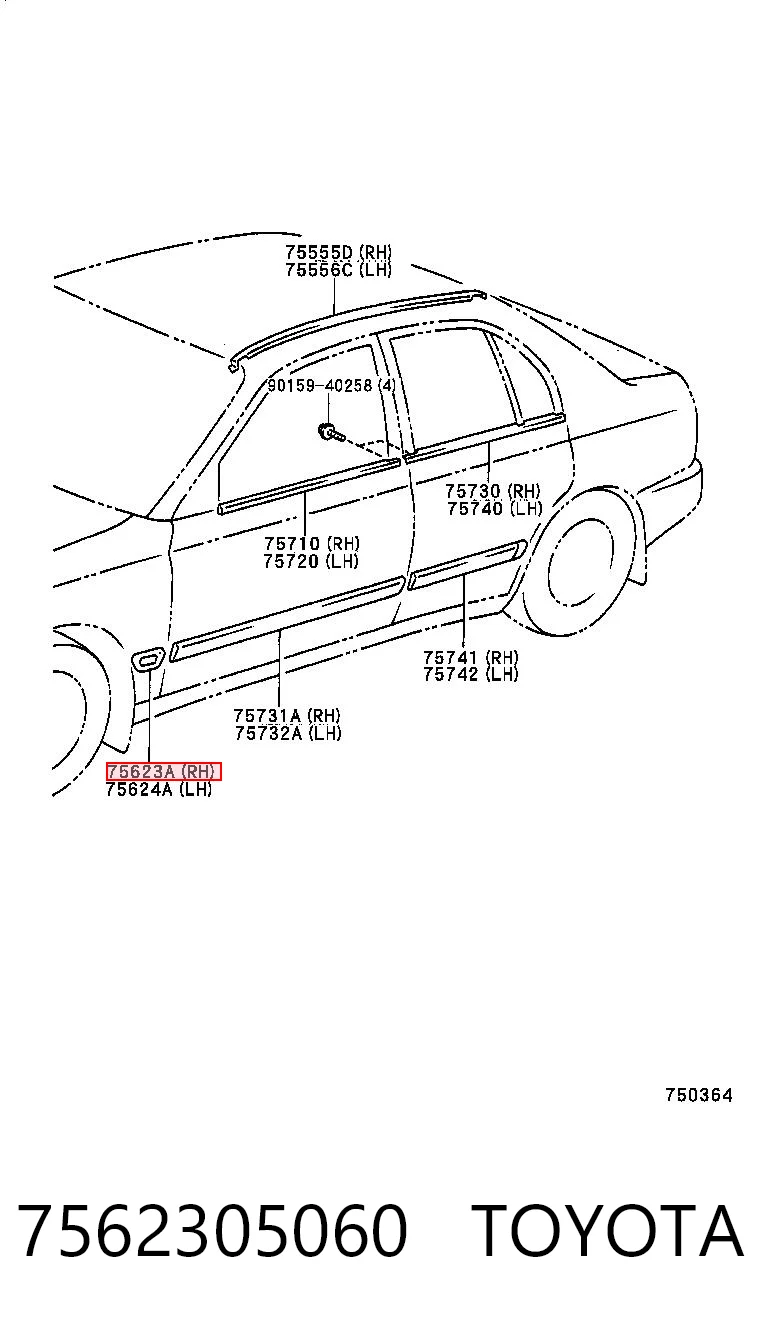 7562305060 Toyota