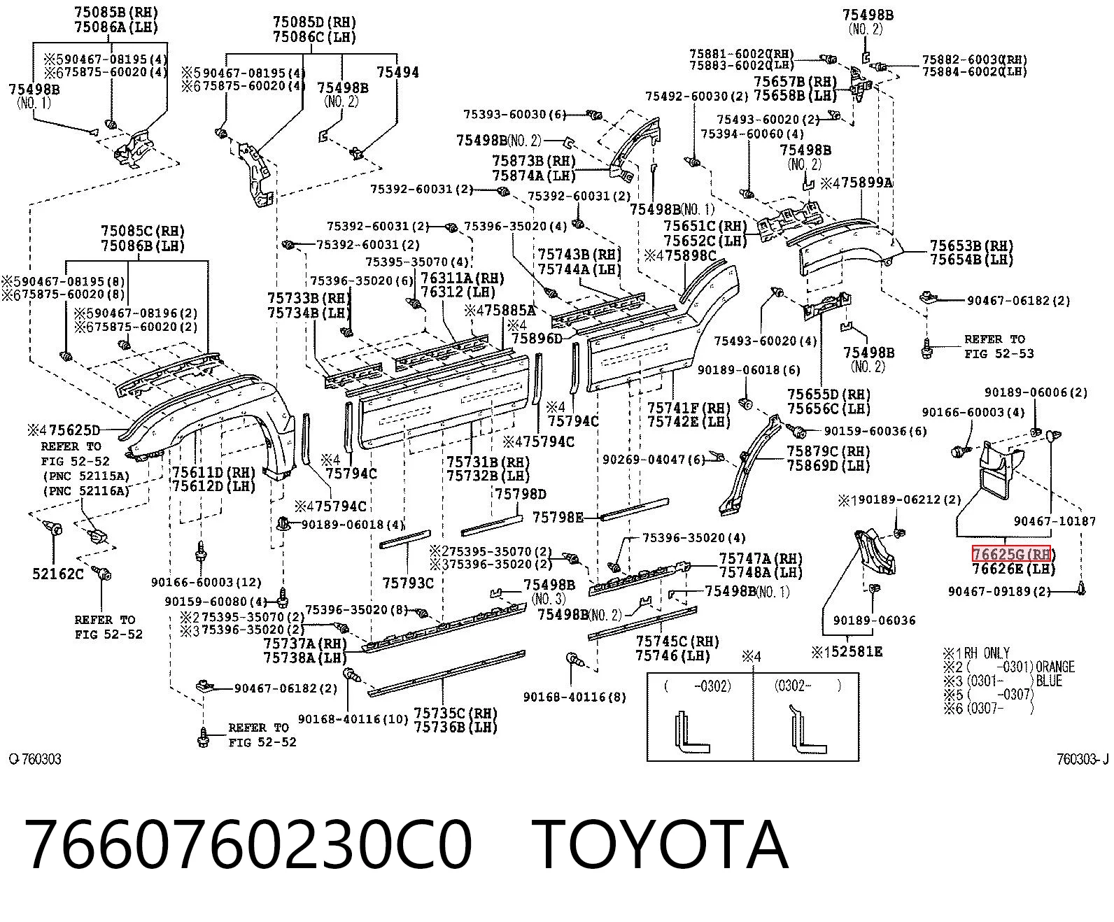 7660760230C0 Toyota