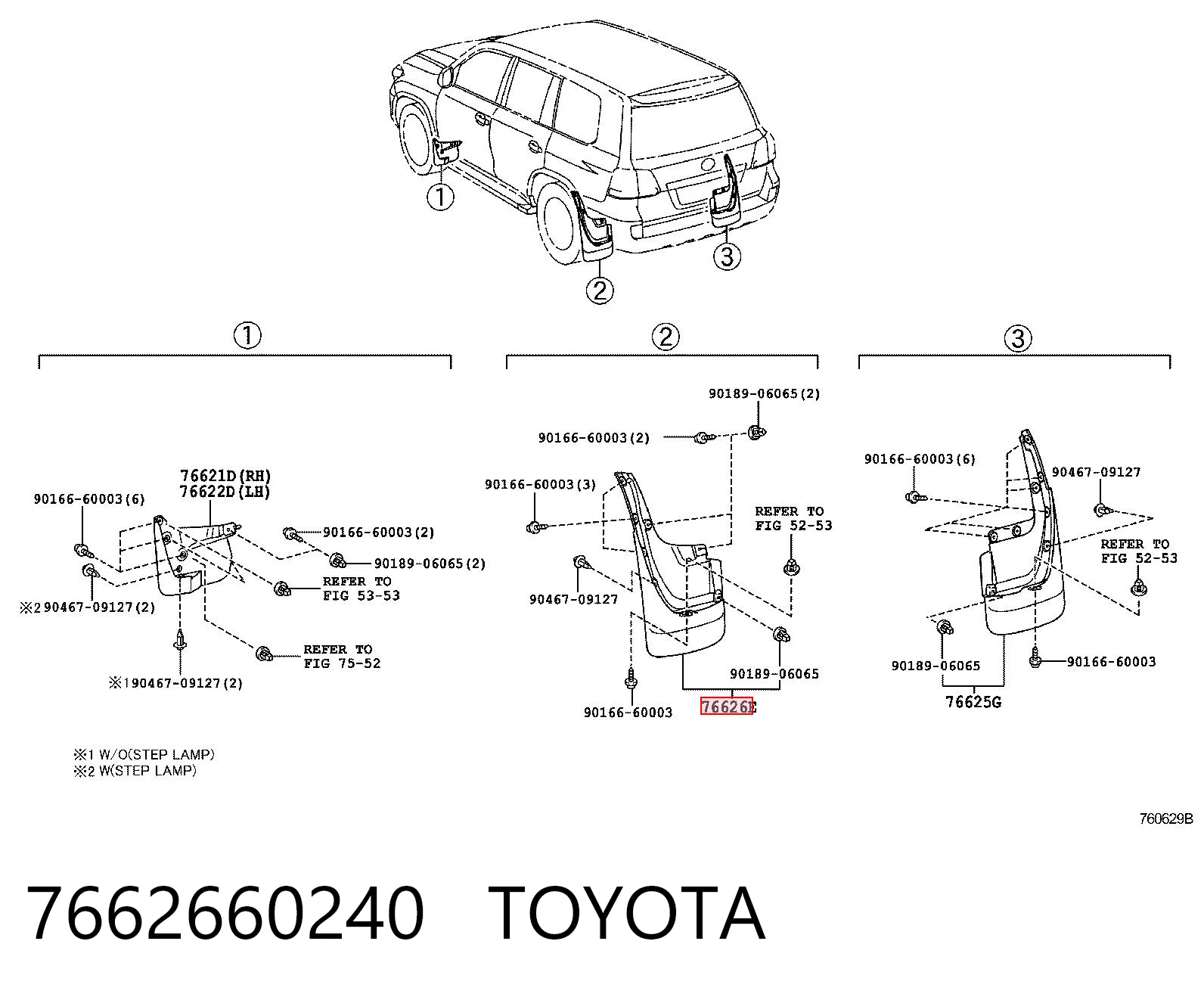 7662660240 Toyota