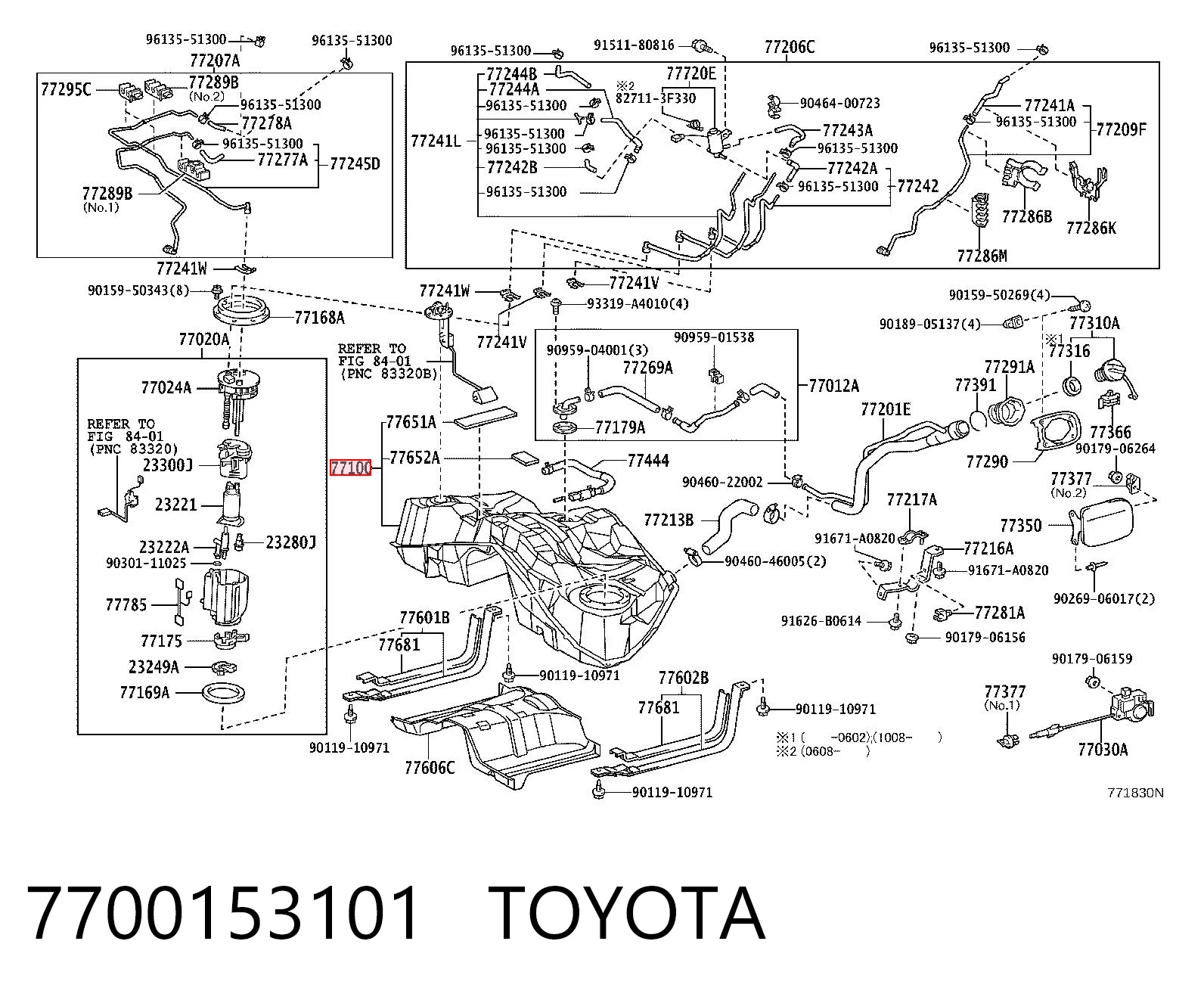 Zbiornik paliwa do Lexus IS  E2