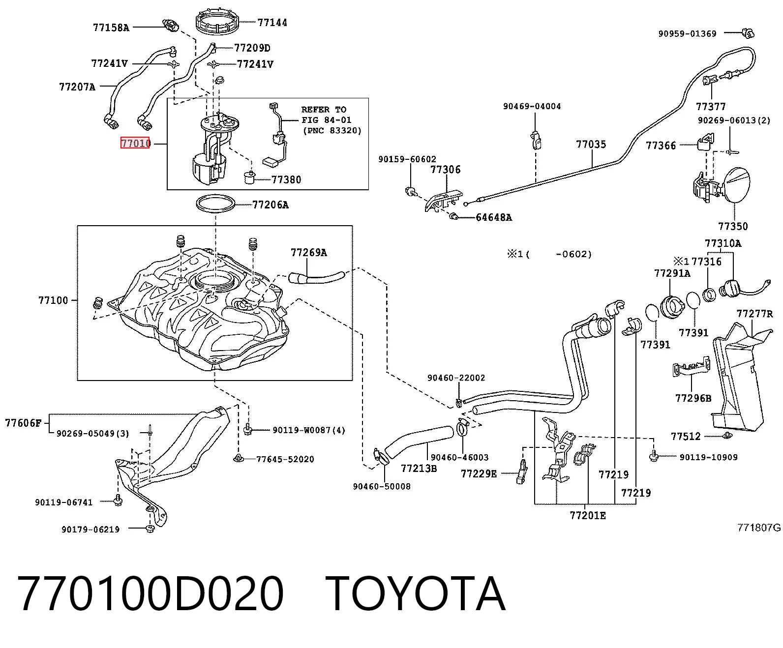 770100D020 Toyota