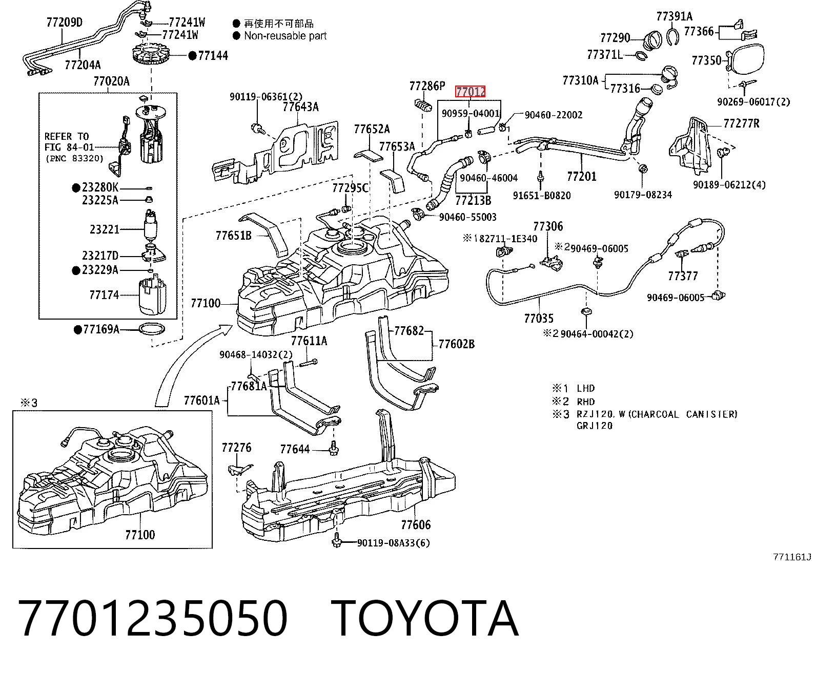 7701235050 Toyota