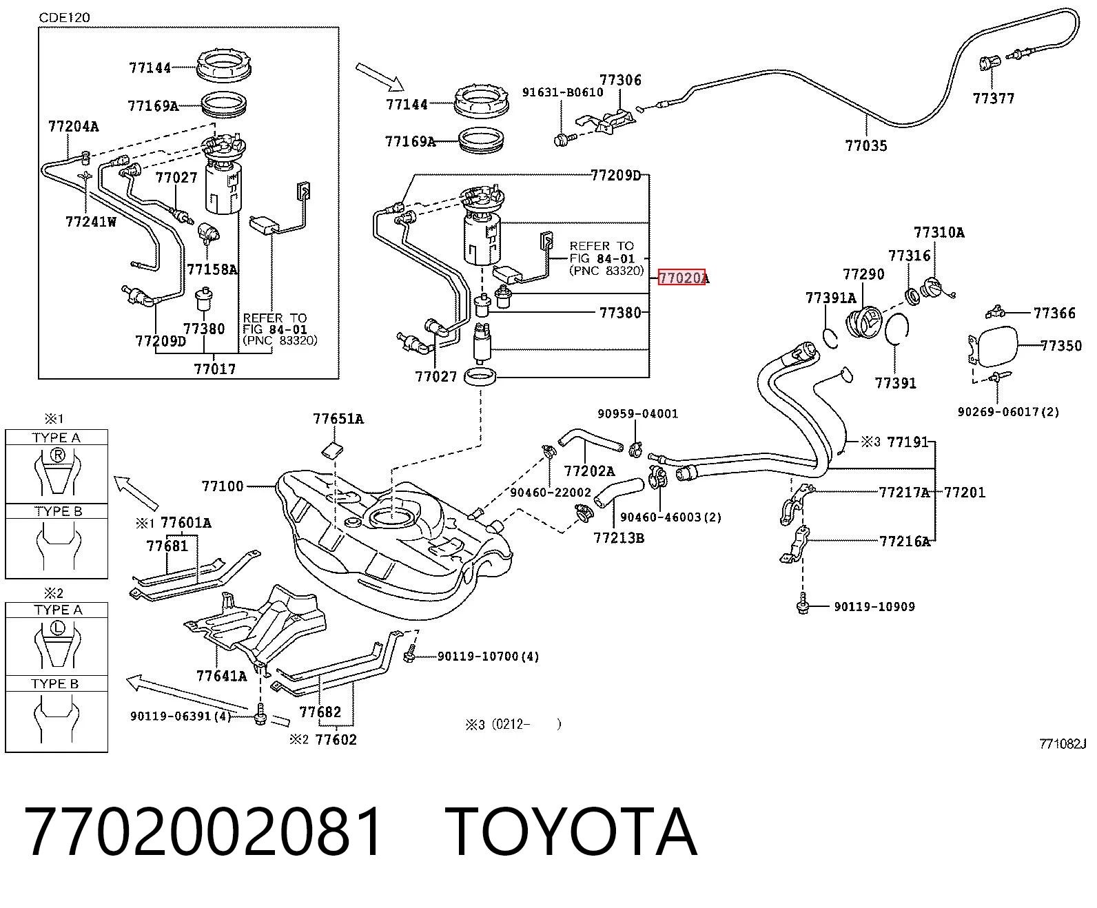 7702002081 Toyota