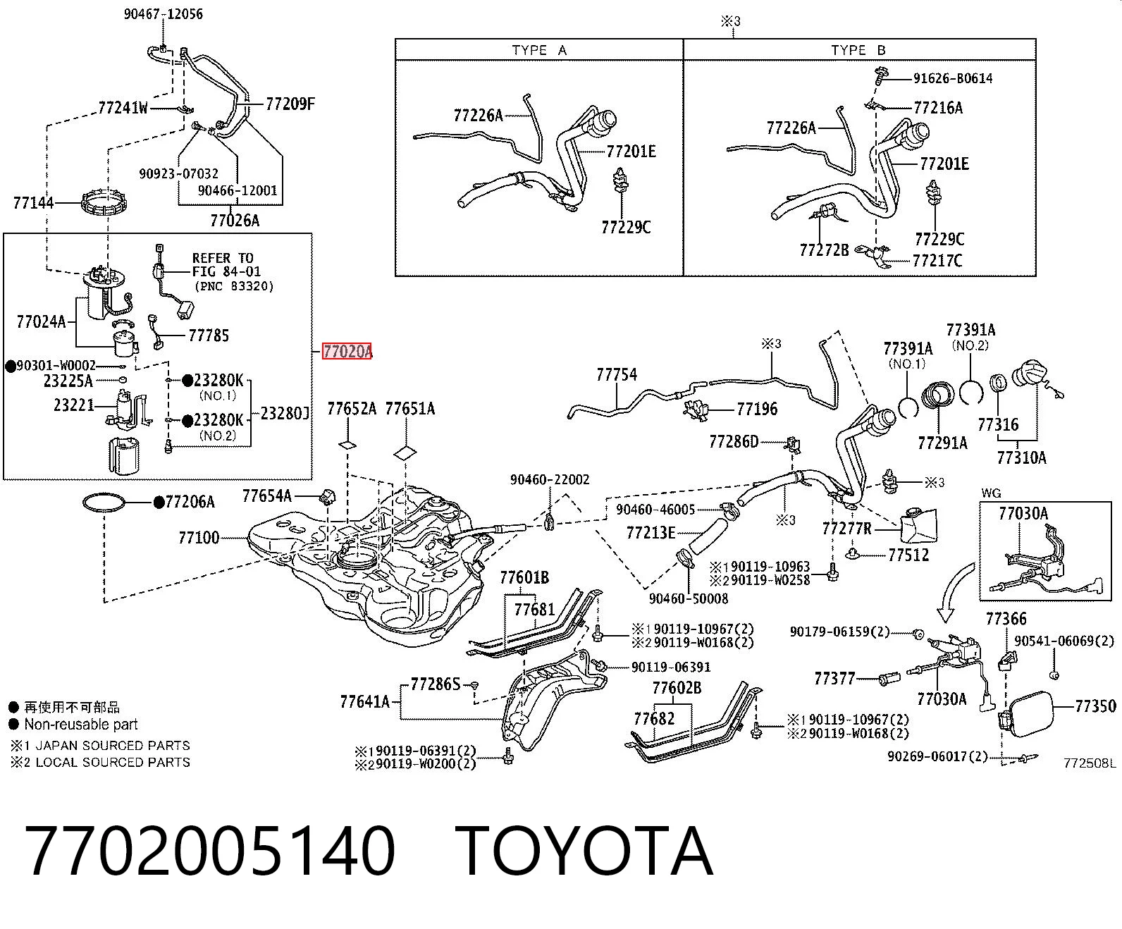 7702005140 Toyota