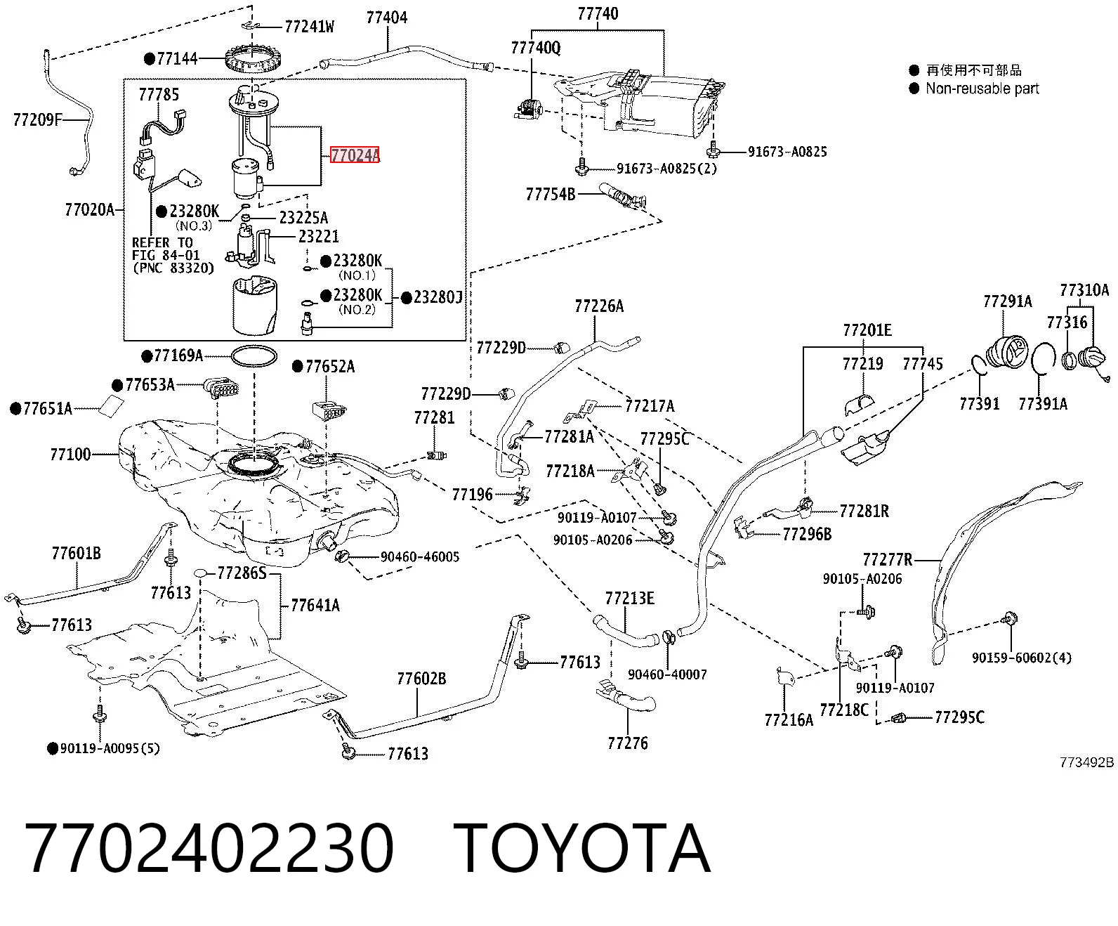 7702402230 Toyota 
