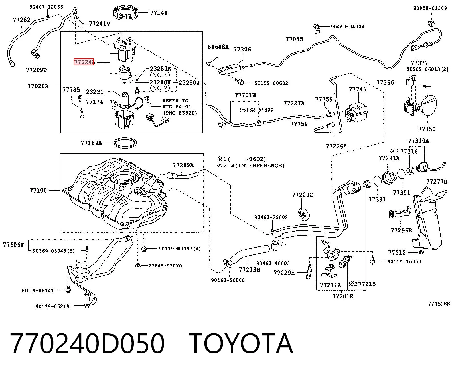 770240D050 Toyota