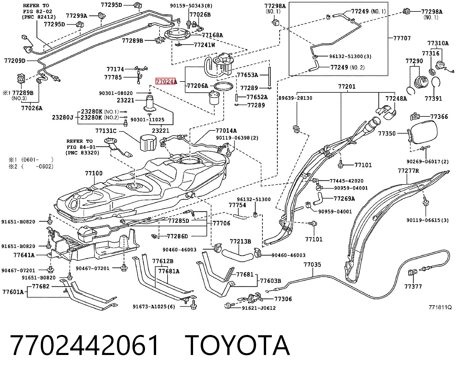 7702442061 Toyota
