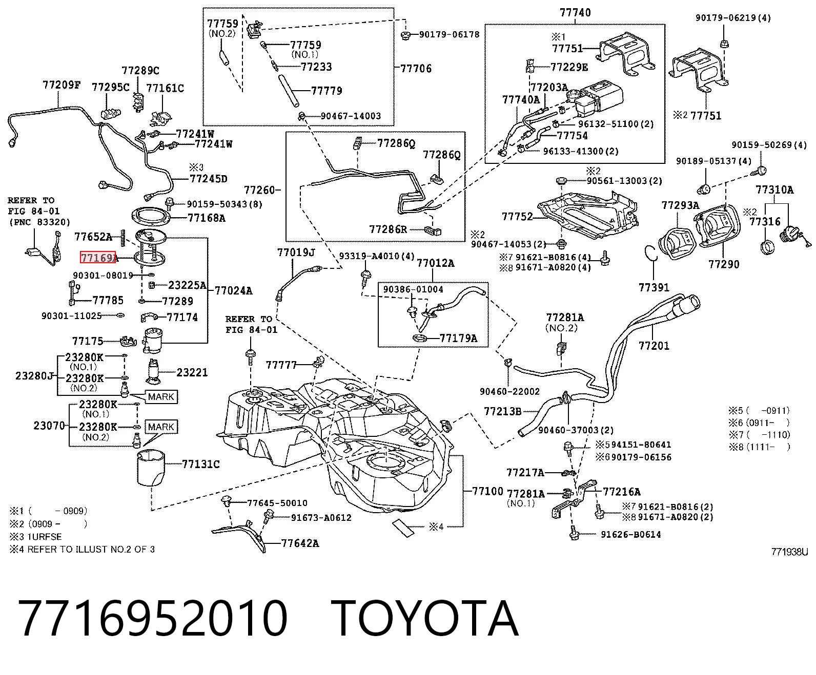 7716952010 Toyota