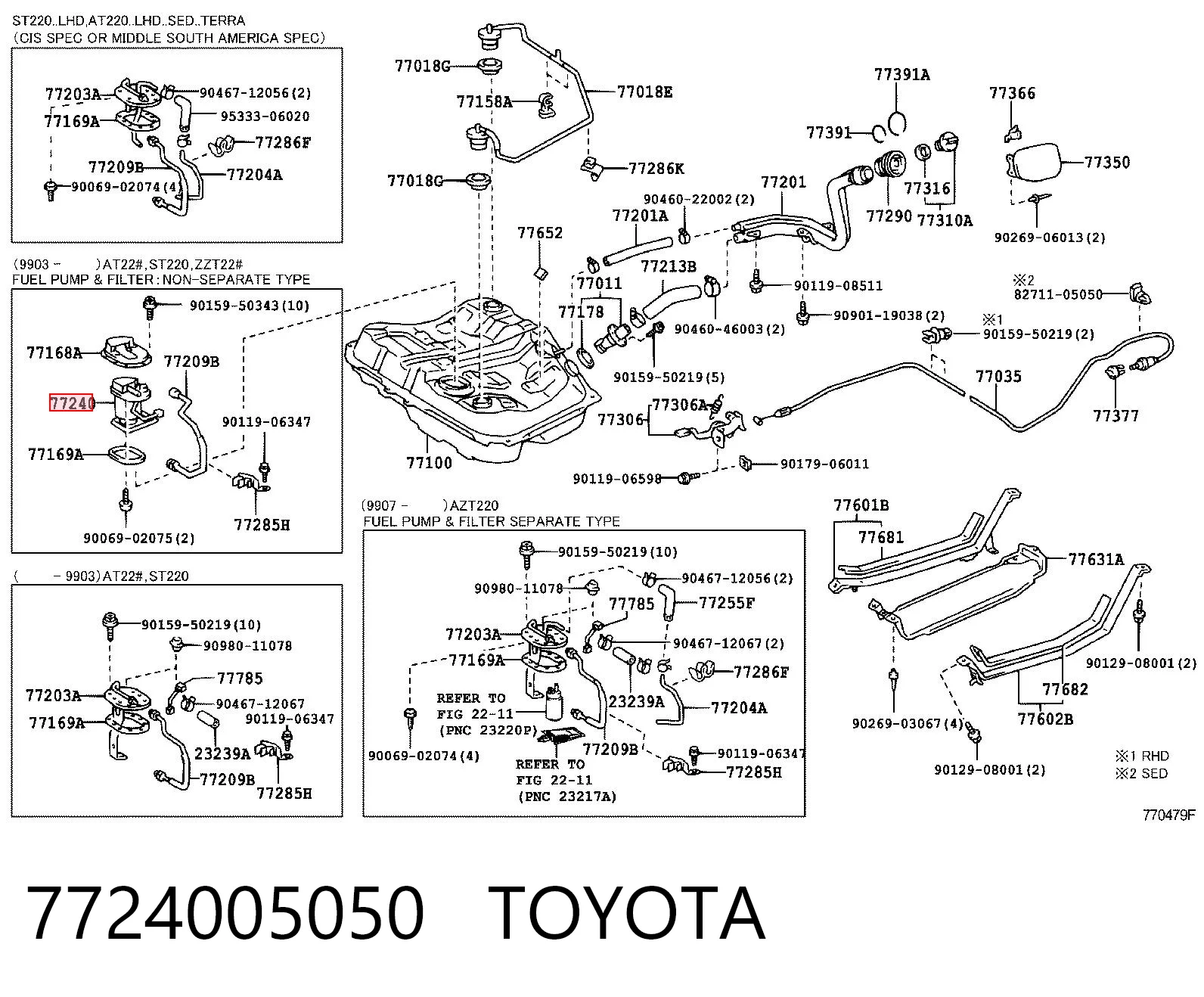 7724005050 Toyota