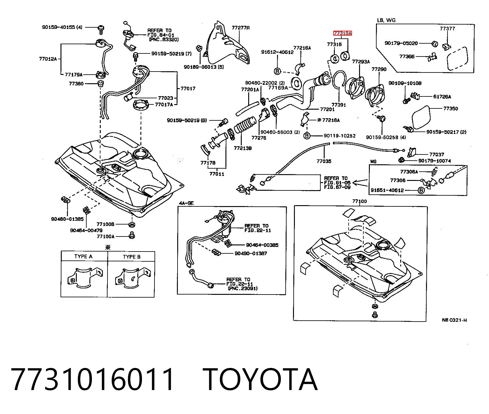7731016011 Toyota