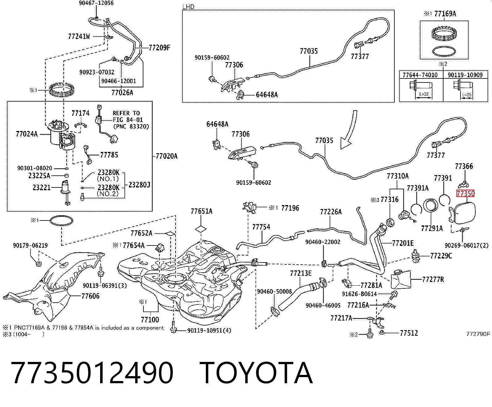 7735012490 Toyota