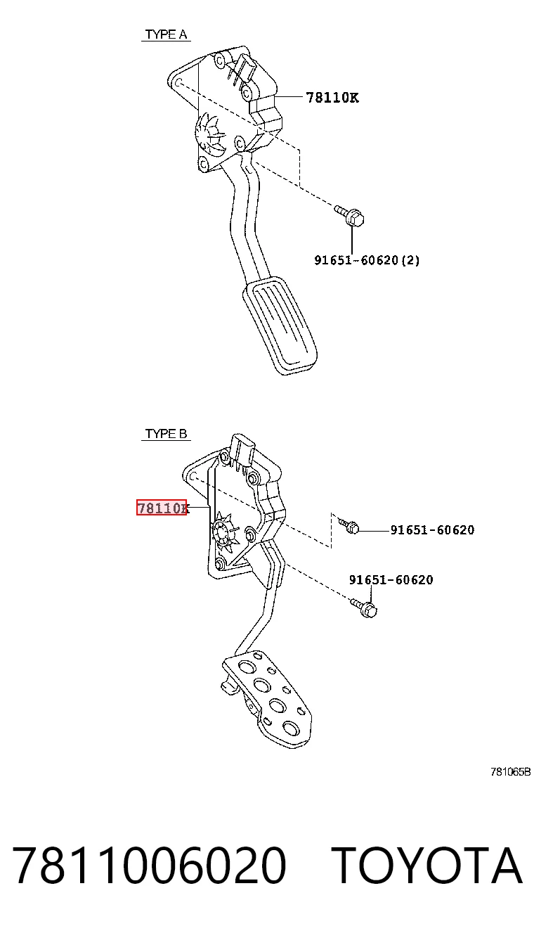 7811006020 Toyota