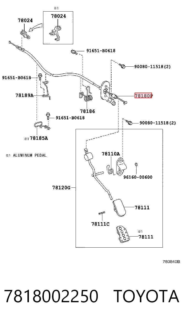 Kupić Linka gazu Toyota Avensis T25 w dobrej cenie