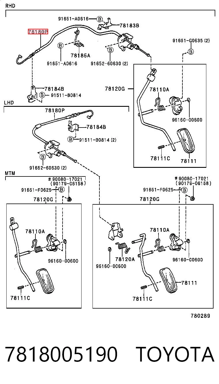 7818005190 Toyota