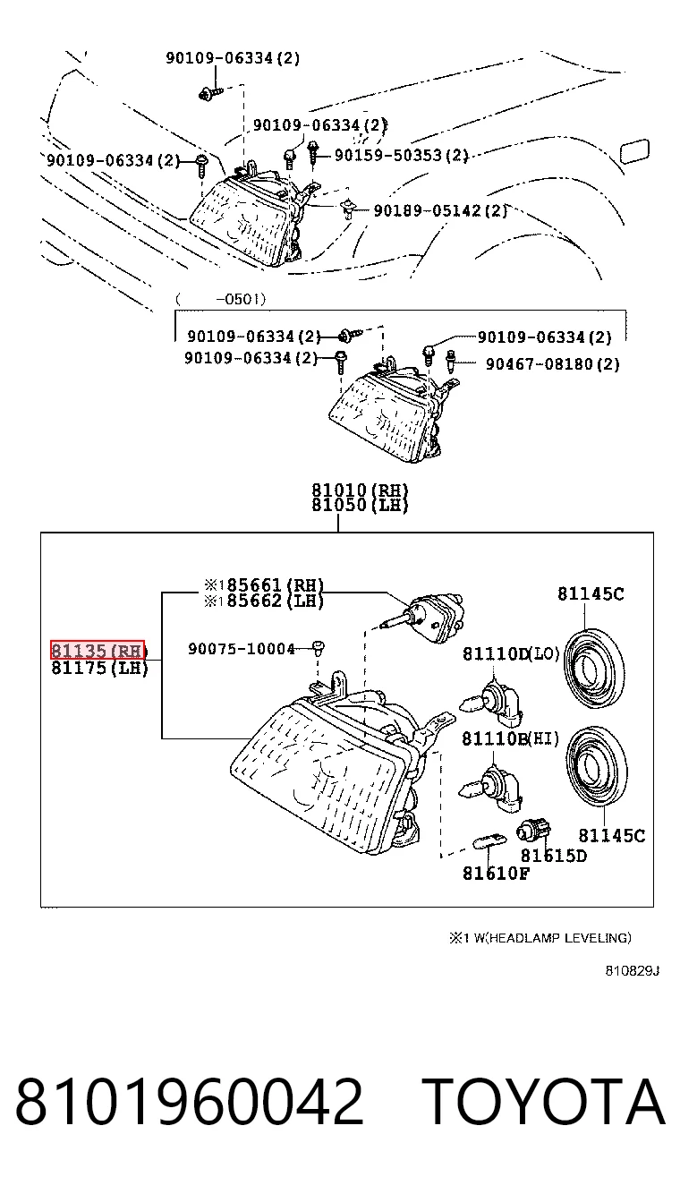 8101960042 Toyota