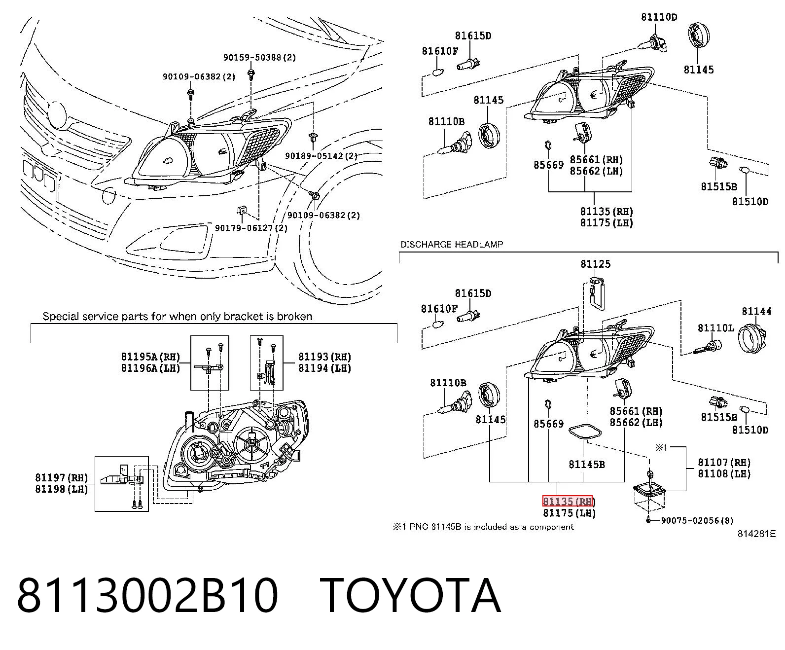 8113002B10 Toyota