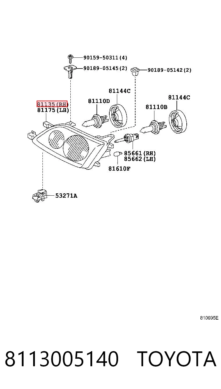 8113005140 Toyota