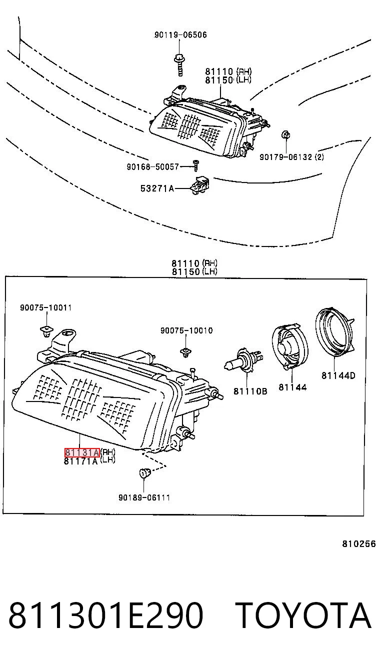 811301E290 Toyota