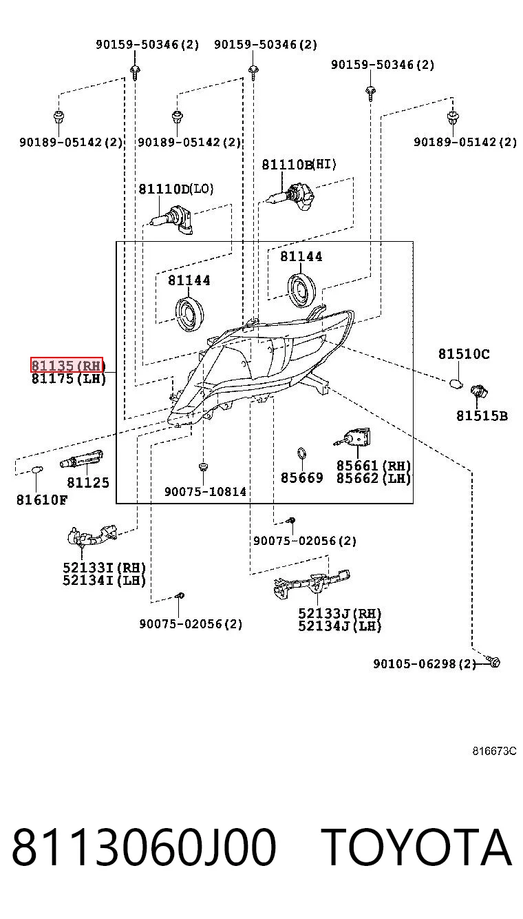 8113060J00 Toyota