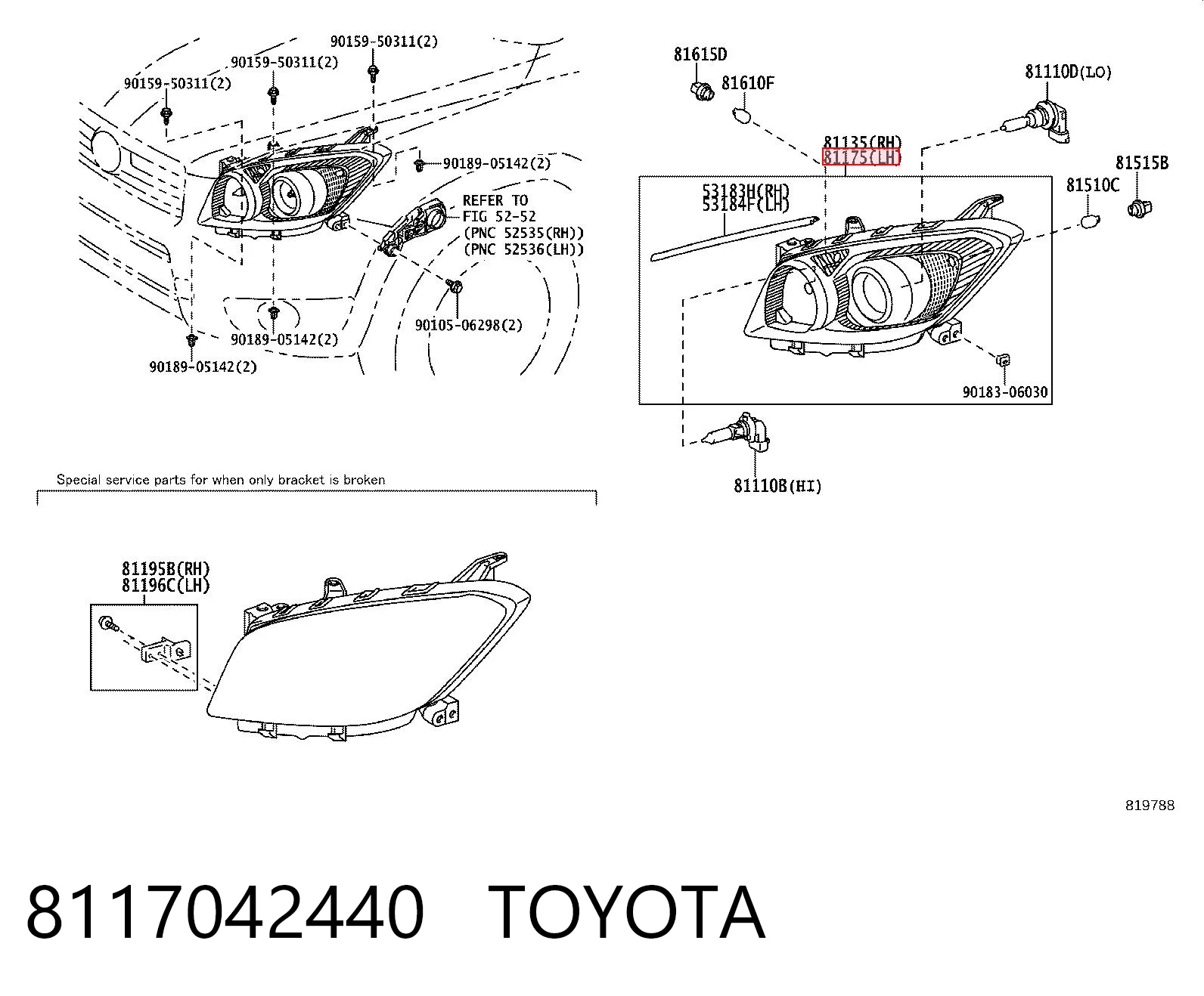 8117042440 Toyota